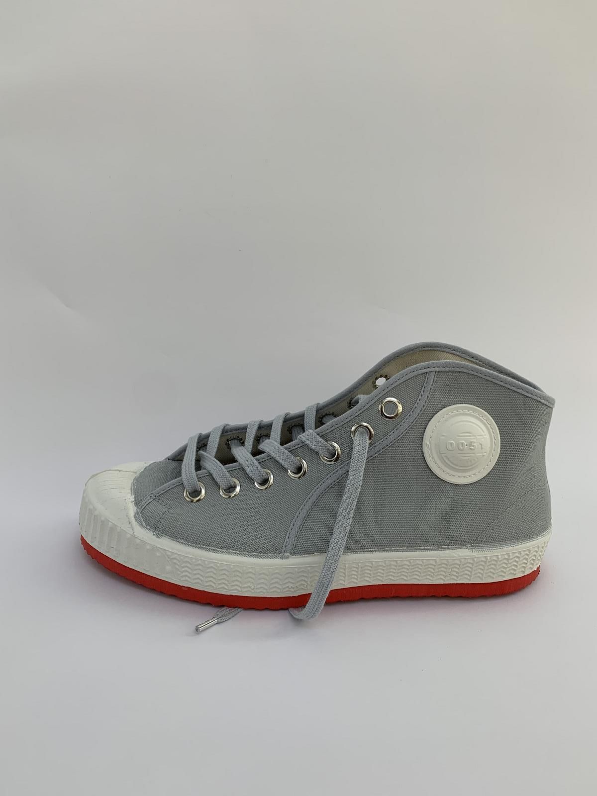 0051 Sneaker Grijs licht heren (Basket Canvas CEBO - Barvy) - Schoenen Luca