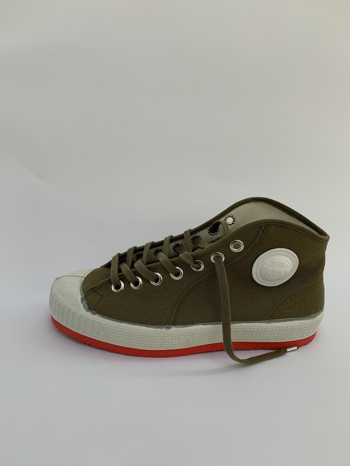 0051 Sneaker Kaki heren (Basket Canvas CEBO - Barvy) - Schoenen Luca