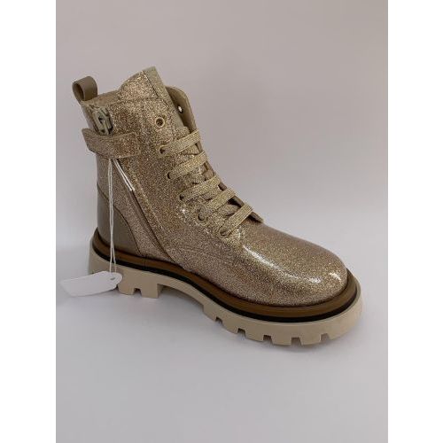 Beberlis Bottine Goud meisjes (Bottine Pinkelingen - 24208/23438) - Schoenen Luca