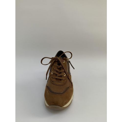 DL Sport Sneaker Cognac dames (Sneaker DL Basic - 6024) - Schoenen Luca