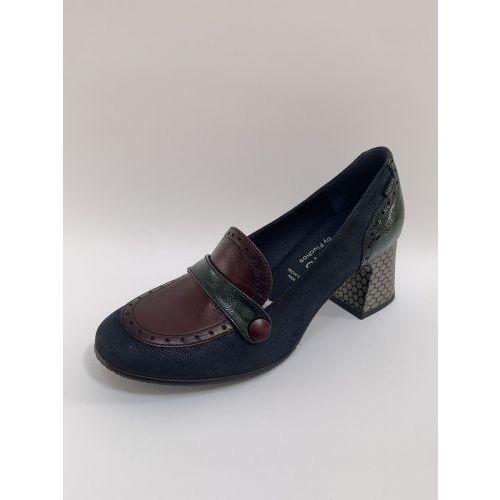 Dorking By Fluchos Pump Blauw+kleur