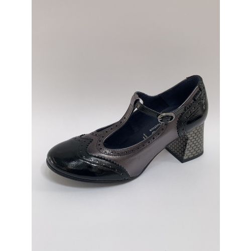 Dorking By Fluchos Pump Zwart+kleur