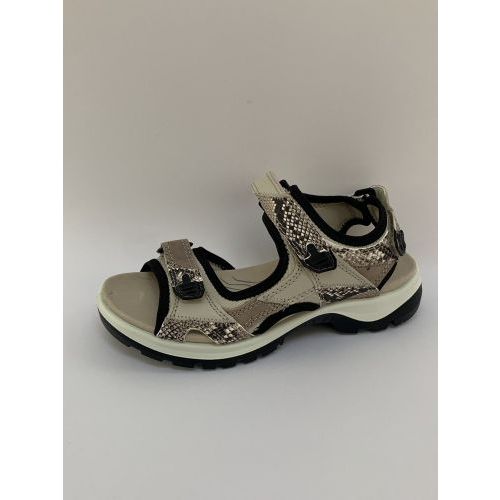 Ecco Sandaal Beige+kleur