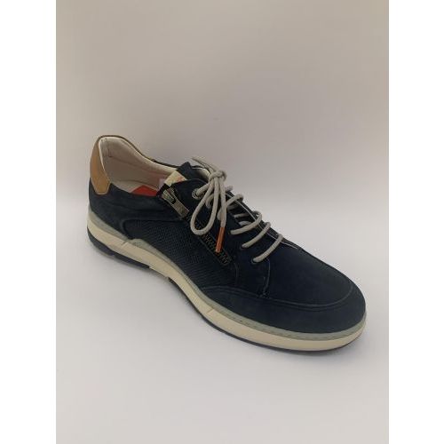 Fluchos Veterschoen Blauw heren (Veter+Rits Nub.Bl. - F2211) - Schoenen Luca