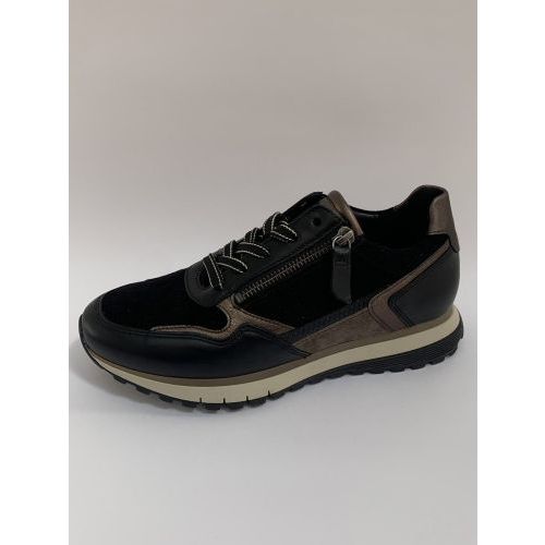 Gabor Sneaker Zwart+kleur