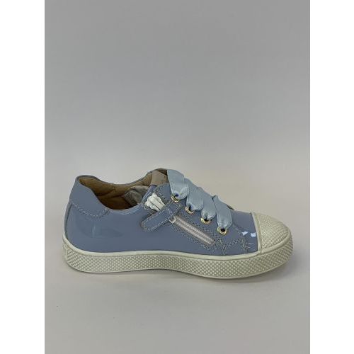 Lunella Sneaker Blauw Licht meisjes (Trainer Cielo Lak - 22655) - Schoenen Luca