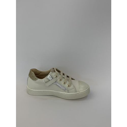Lunella Sneaker Wit+kleur meisjes (Trainer Palmboom - 22649) - Schoenen Luca
