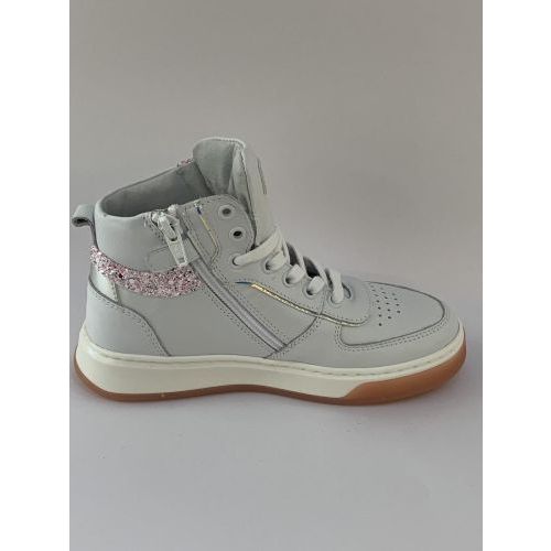 Nero Giardini Basket Wit+kleur meisjes (Basket Glitter - 2245) - Schoenen Luca