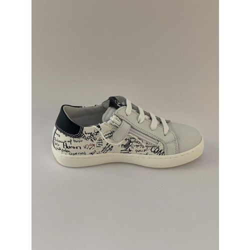 Nero Giardini Sneaker Wit+kleur jongens (Trainer Graffitti - 8684) - Schoenen Luca