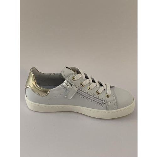 Nero Giardini Sneaker Wit+kleur meisjes (Trainer Rits Ster - 2191) - Schoenen Luca
