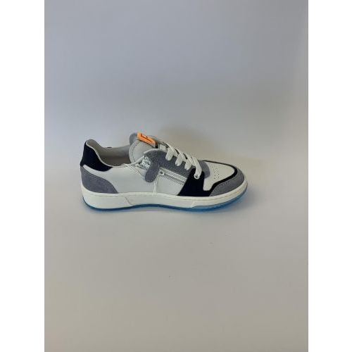 Poldino Sneaker Blauw+kleur jongens (Sneaker Force Rits - 6300) - Schoenen Luca