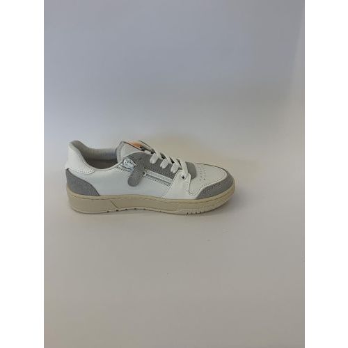 Poldino Sneaker Wit+kleur jongens (Sneaker Force Rits - 6300) - Schoenen Luca
