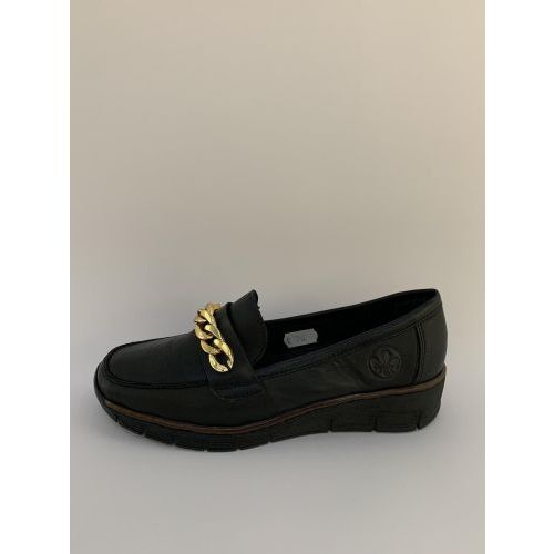 Rieker Moccasin Zwart