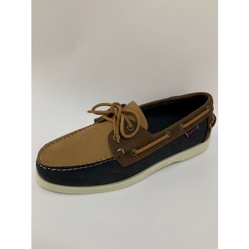 Sebago Docksides Blauw+kleur