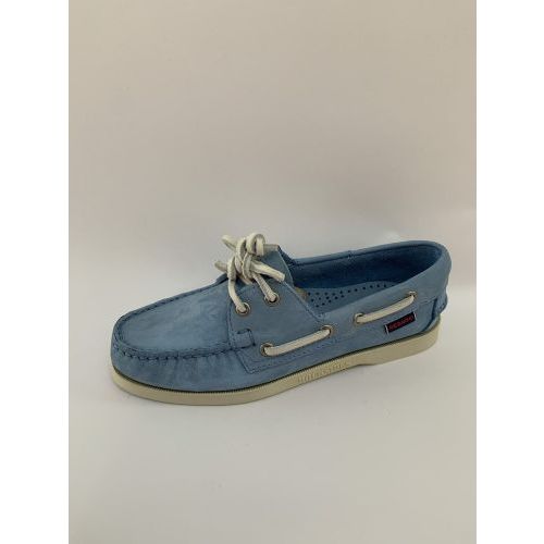 Sebago Docksides Blauw Licht