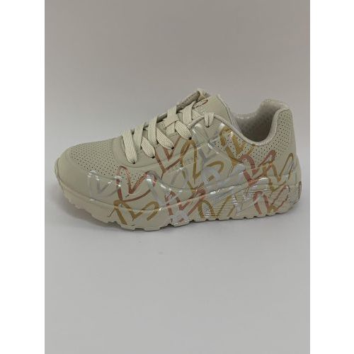 Skechers Runner Wit+kleur