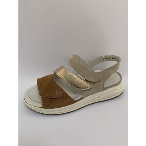 Solidus Sandaal Beige+kleur