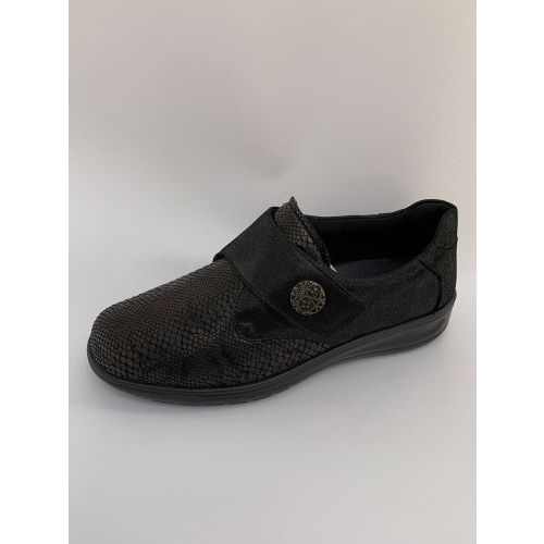 Solidus Velcro's Zwart-Bruin