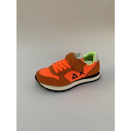 Sun68 Velcro's Oranje jongens (Sneaker Velcro Orange - Z35301) - Schoenen Luca