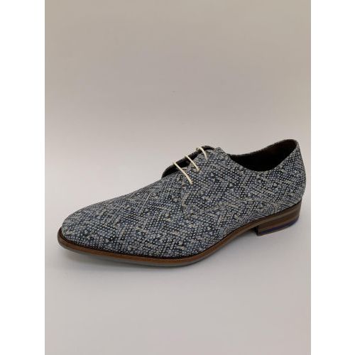 Van Bommel Veterschoen Blauw Licht