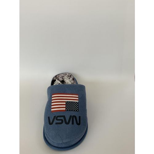 Wit Produkt B Pantoffel Blauw Licht