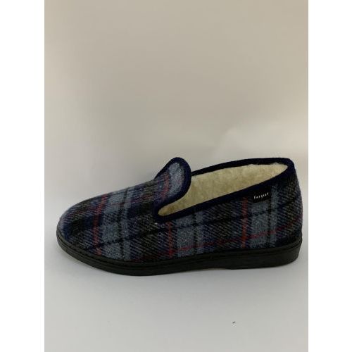 Wit Produkt B Pantoffel Blauw