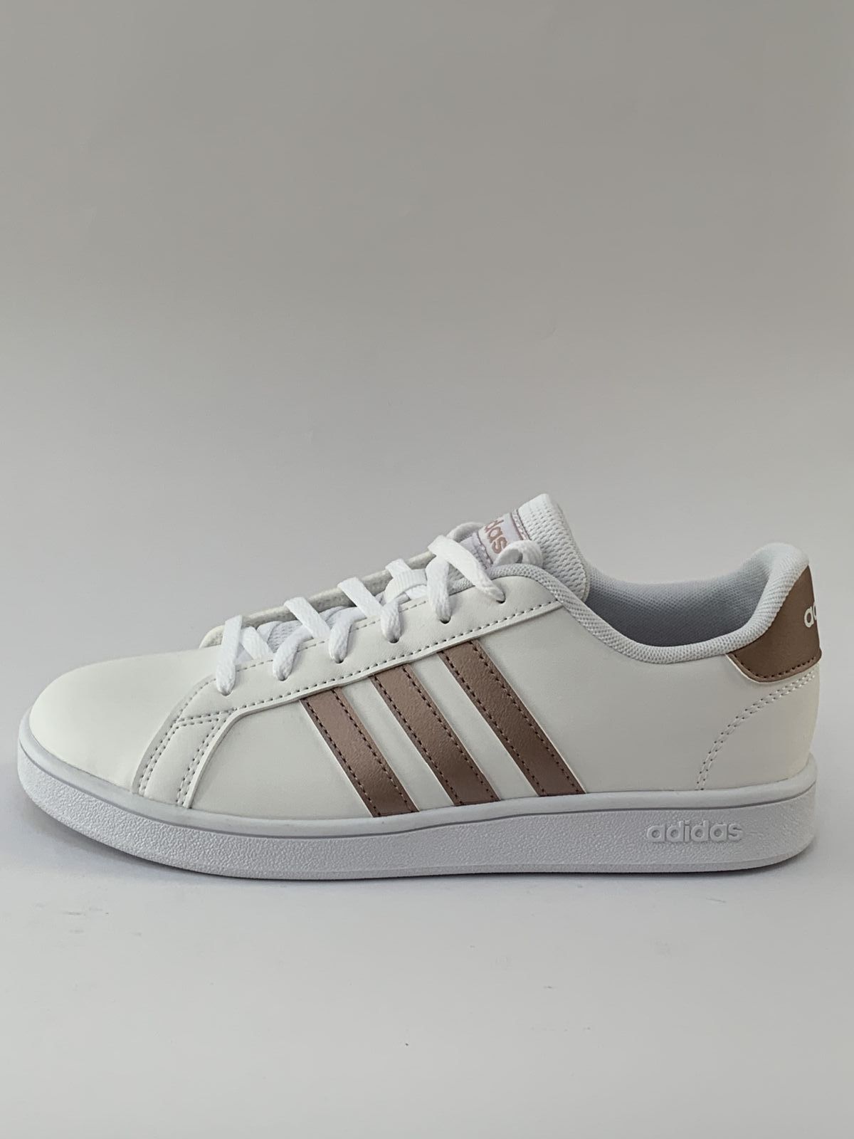 Adidas Sneaker Wit dames (Trainer Stripe Wit-Rosé - EF0101) - Schoenen Luca