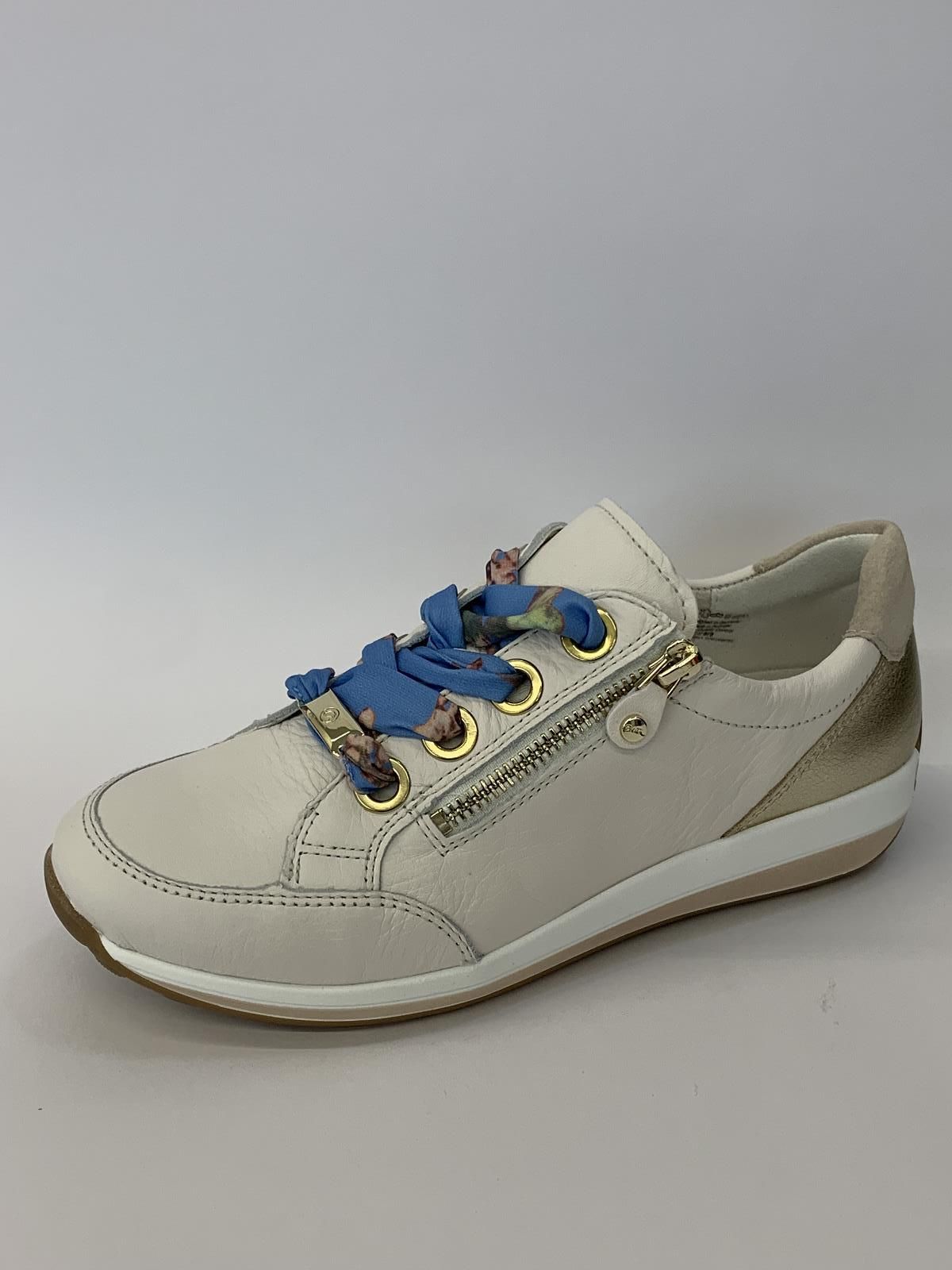 Zonnig Beyond Verbinding Ara Sneaker Wit+kleur dames (Sneaker Rits Breed - 44587) - Schoenen Luca