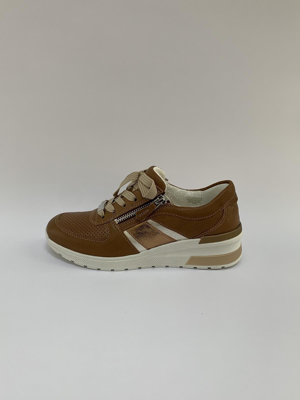 Ara Sneaker Beige+kleur dames (Sneaker Spiezool - 18406-11) - Schoenen Luca