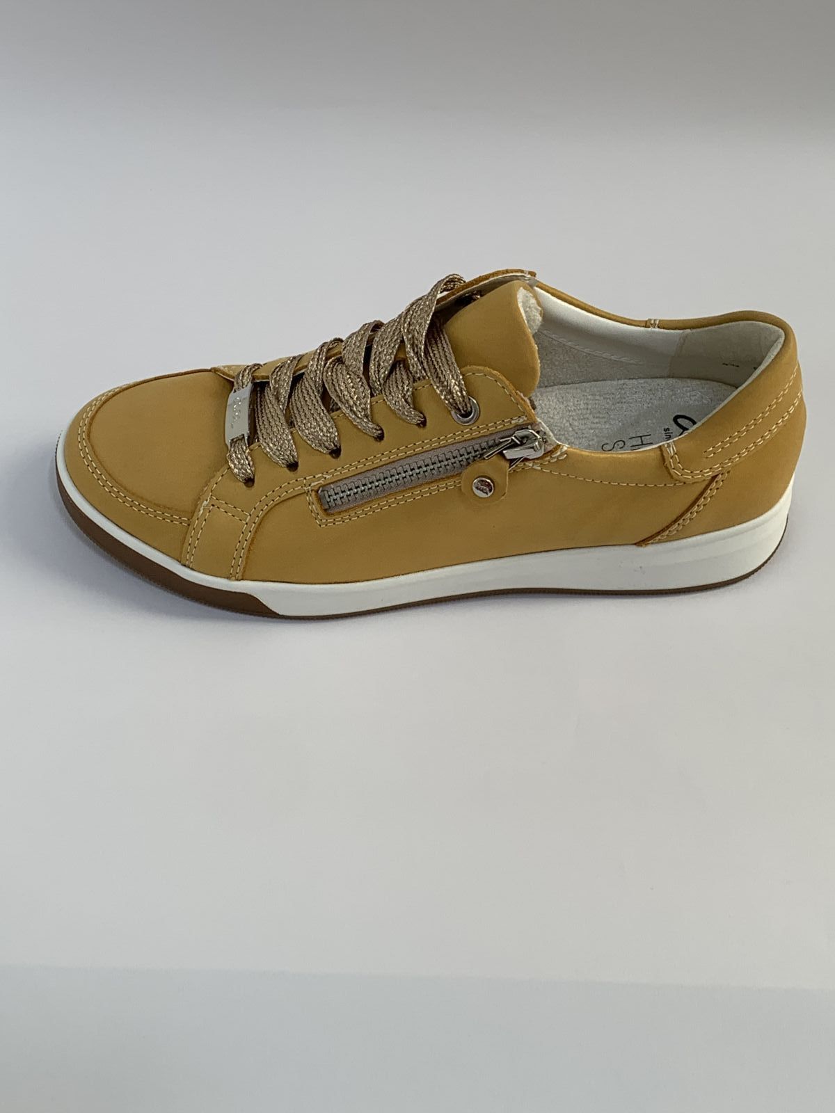 Ara Sneaker Geel dames (Trainer Rits Yellow - 34432-12) - Schoenen Luca