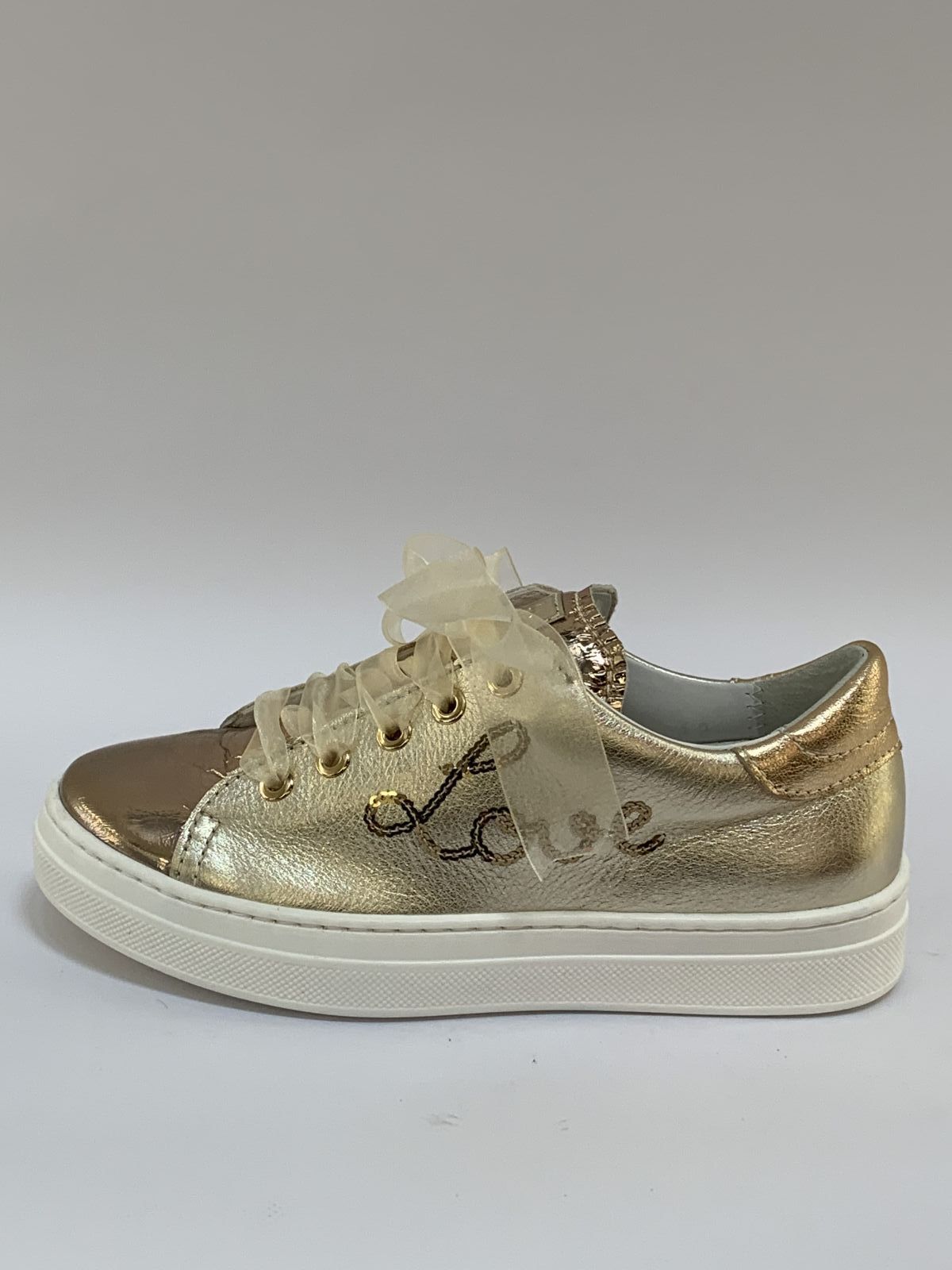 Clan beven huisvrouw Beberlis Sneaker Goud meisjes (Sneaker Love - 21285) - Schoenen Luca