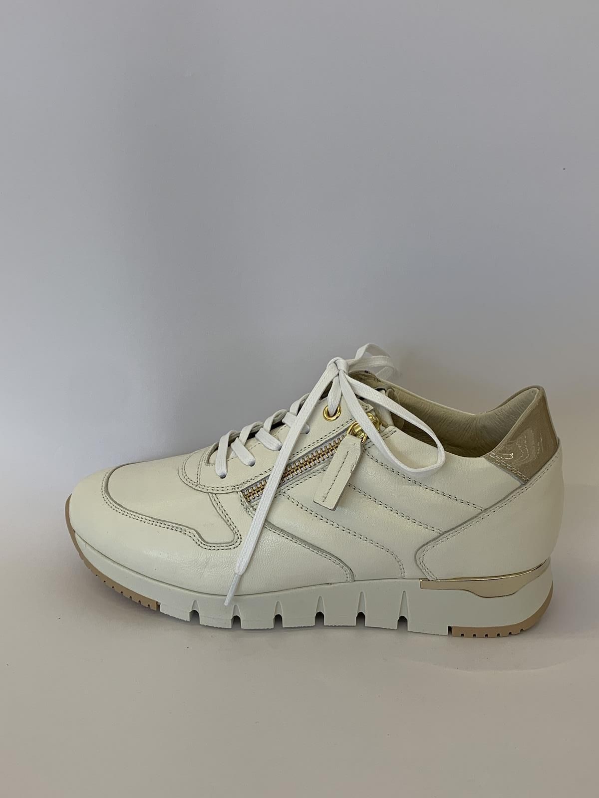 DL Sport Sneaker Beige dames (Sneaker Uni Latte - 5236) - Schoenen Luca