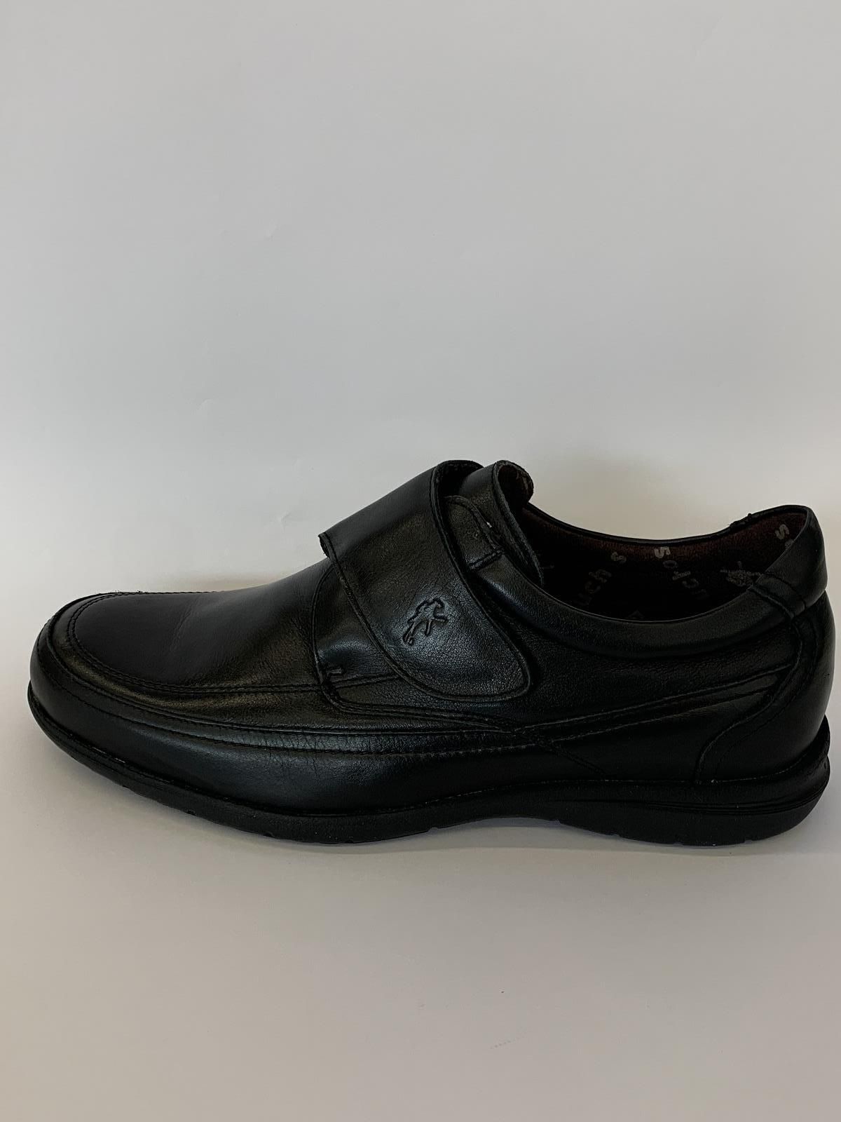 Fluchos Velcro's Zwart heren (Mocca Velcro Zwart - 8782) - Schoenen Luca