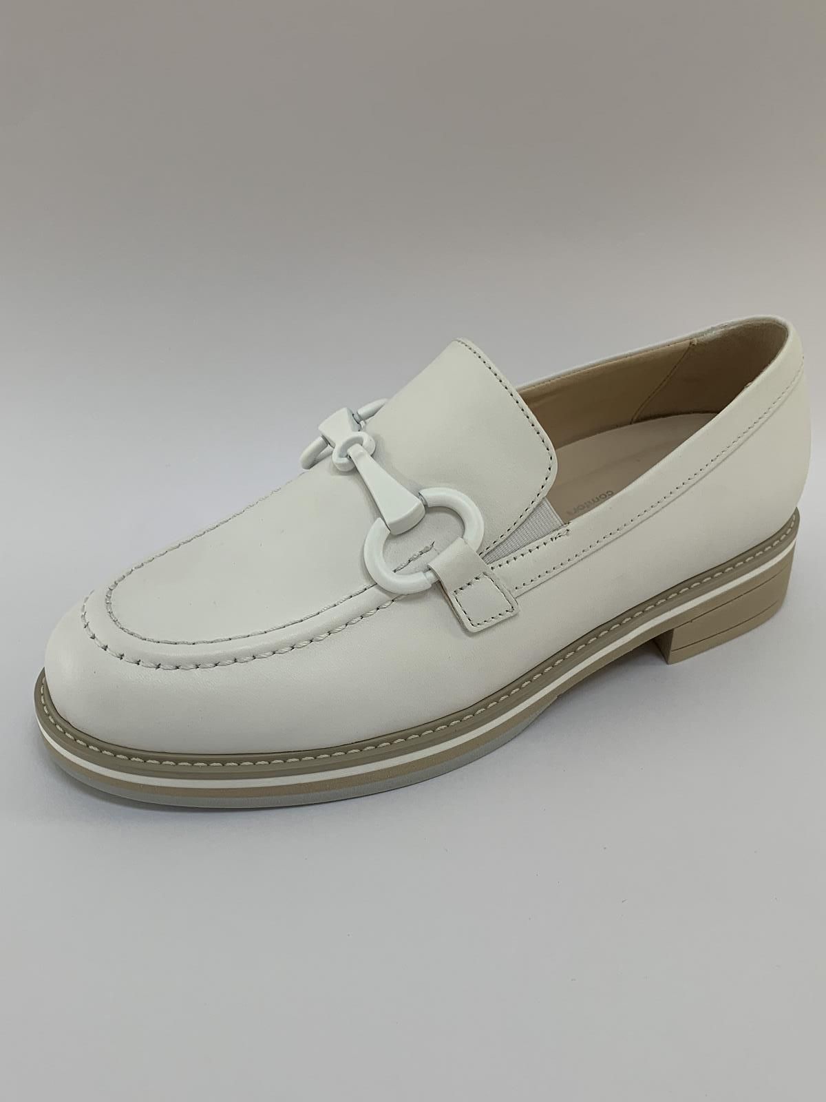 Gabor Moccasin Wit dames (Mocca White - 22.461.50) - Schoenen Luca