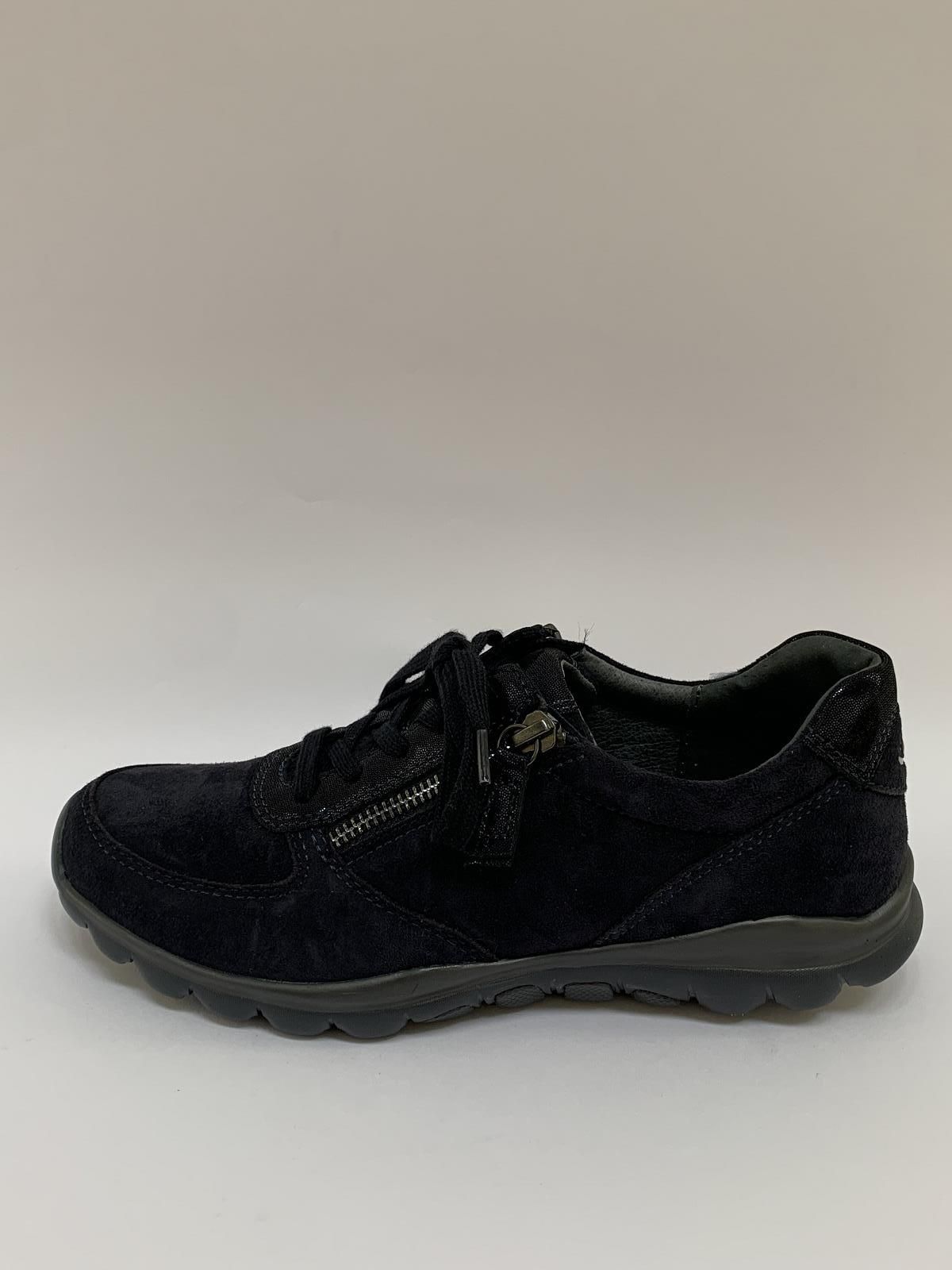 Gabor Sneaker Blauw dames (Mol Rolling Soft Nubuck - 96.968.26) - Schoenen Luca