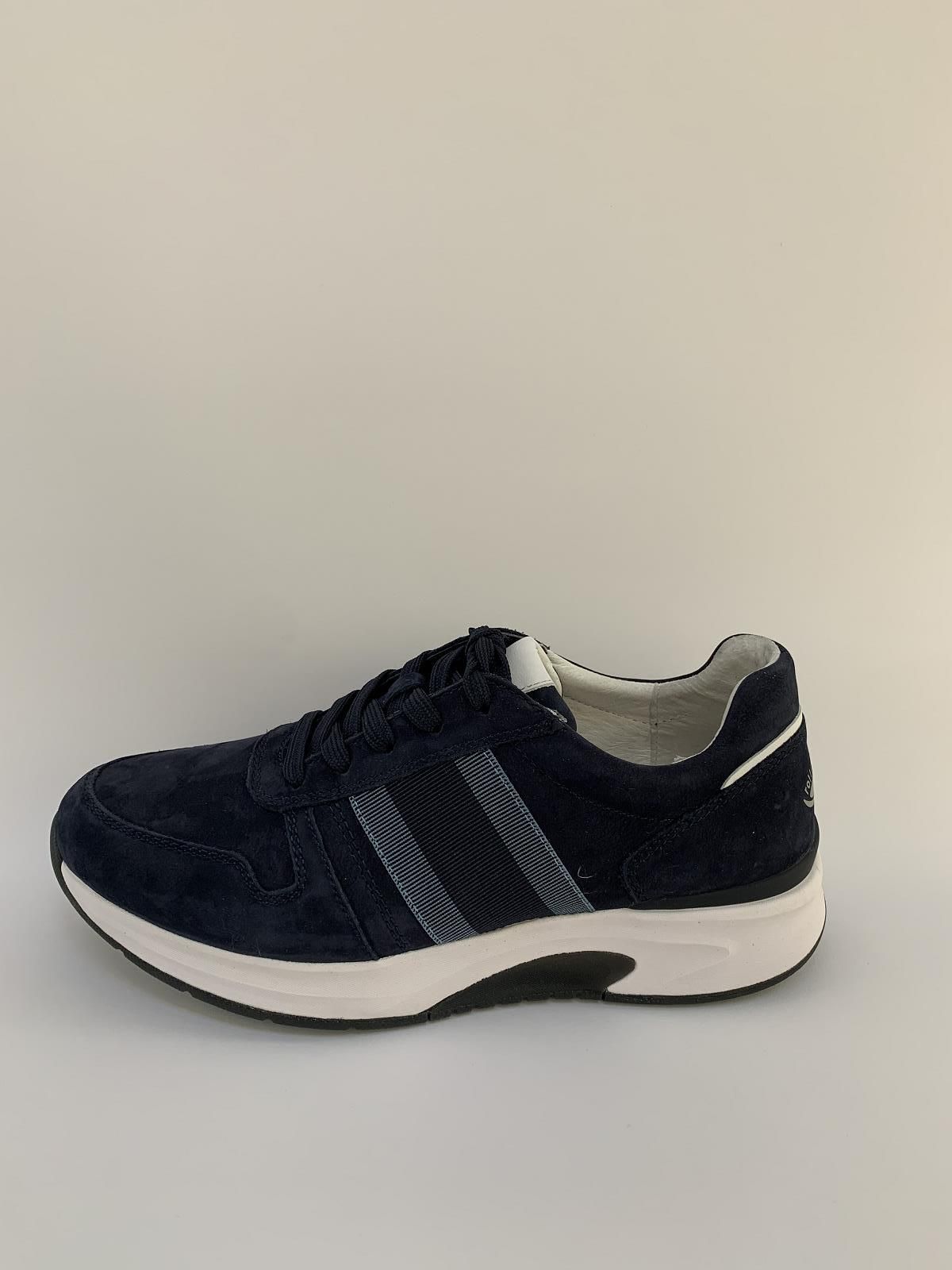 Gabor Sneaker Blauw heren (Sneaker Blauw Nub.RS - 8001.12.01) - Schoenen Luca