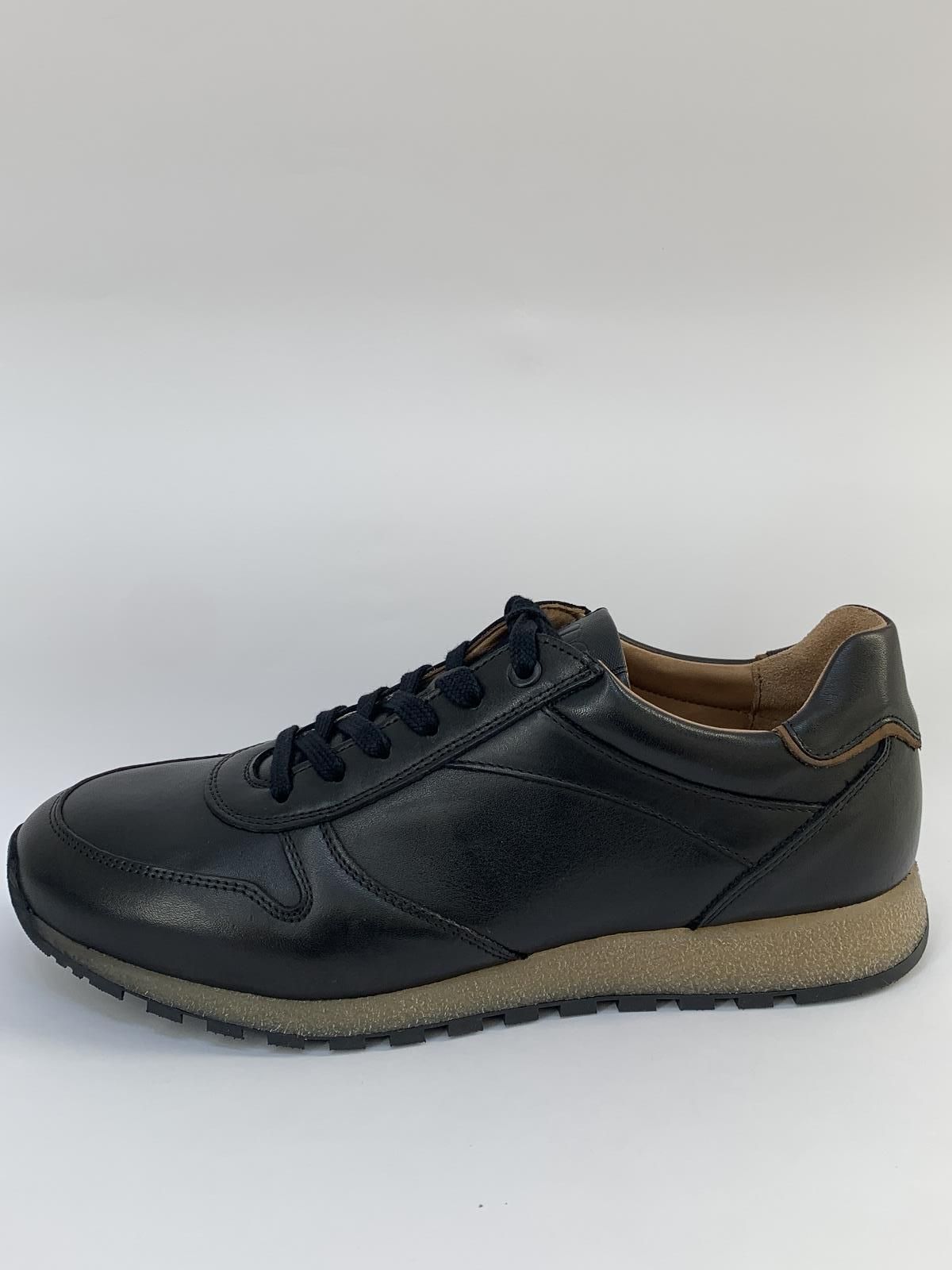 Gabor Sneaker Zwart heren (Sneaker Zwart Leer - 0496.12.04) - Schoenen Luca