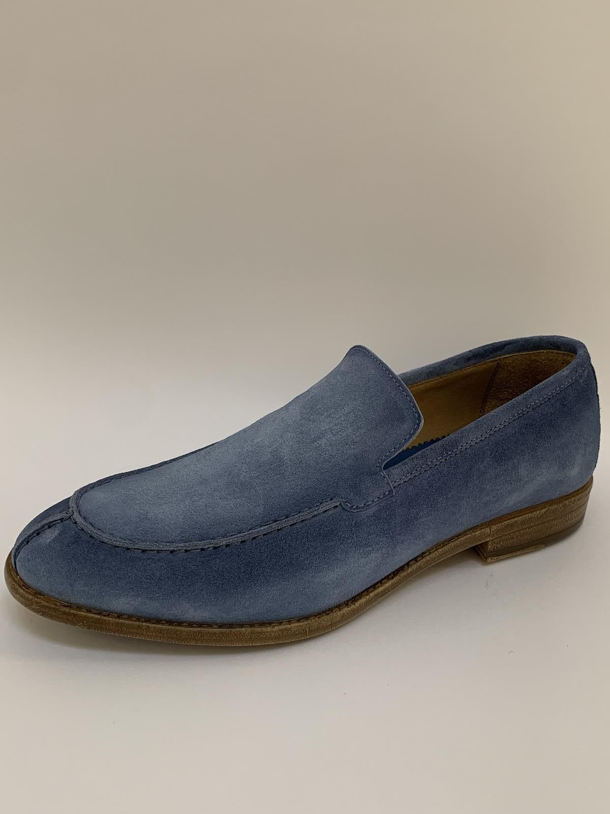 Giorgio Moccasin Blauw jeans heren (Mocca Used Blue - 8970801) - Schoenen Luca