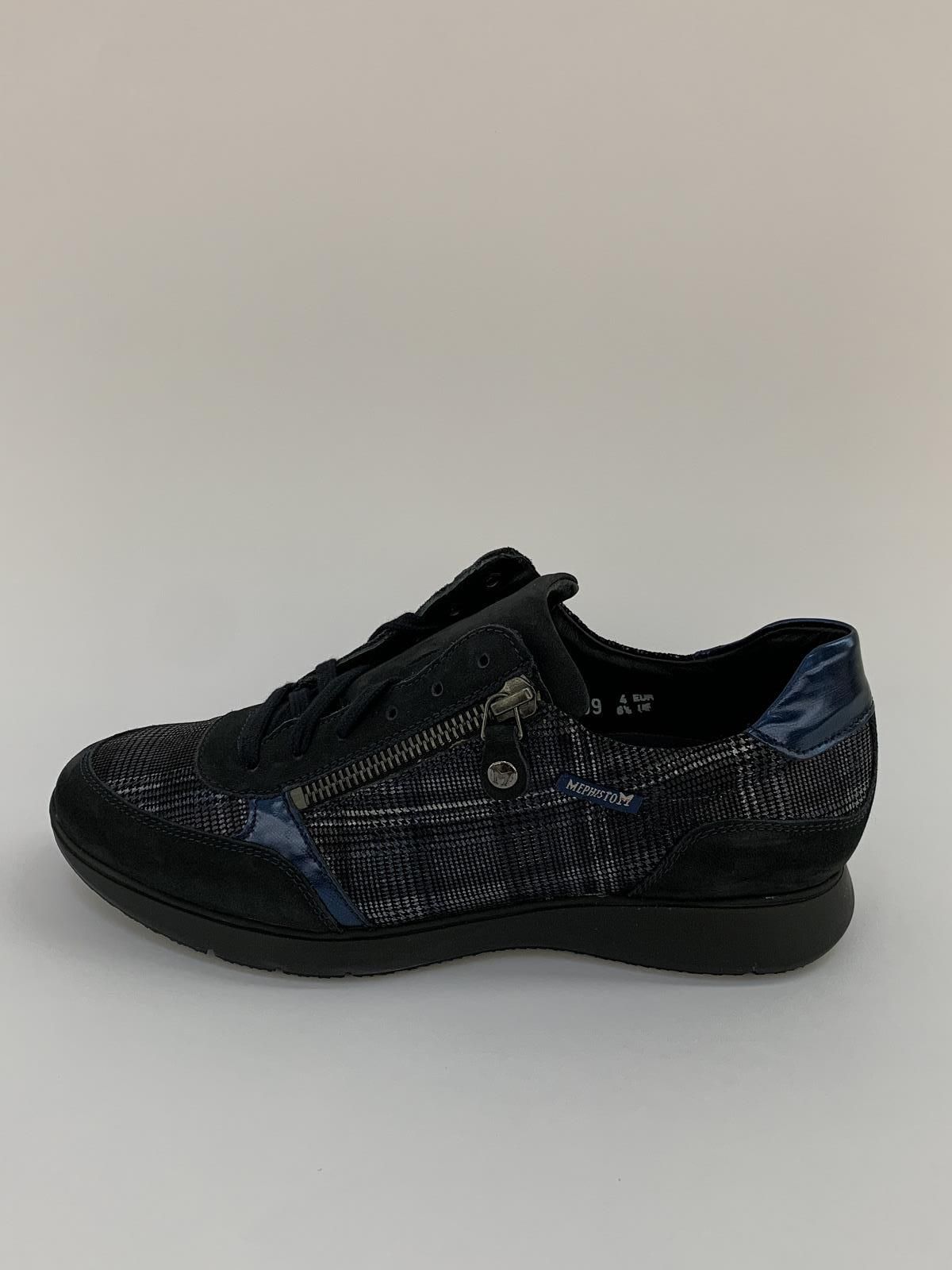 Mephisto Sneaker Blauw dames (Runner Nub.Blauw - Monia) - Schoenen Luca