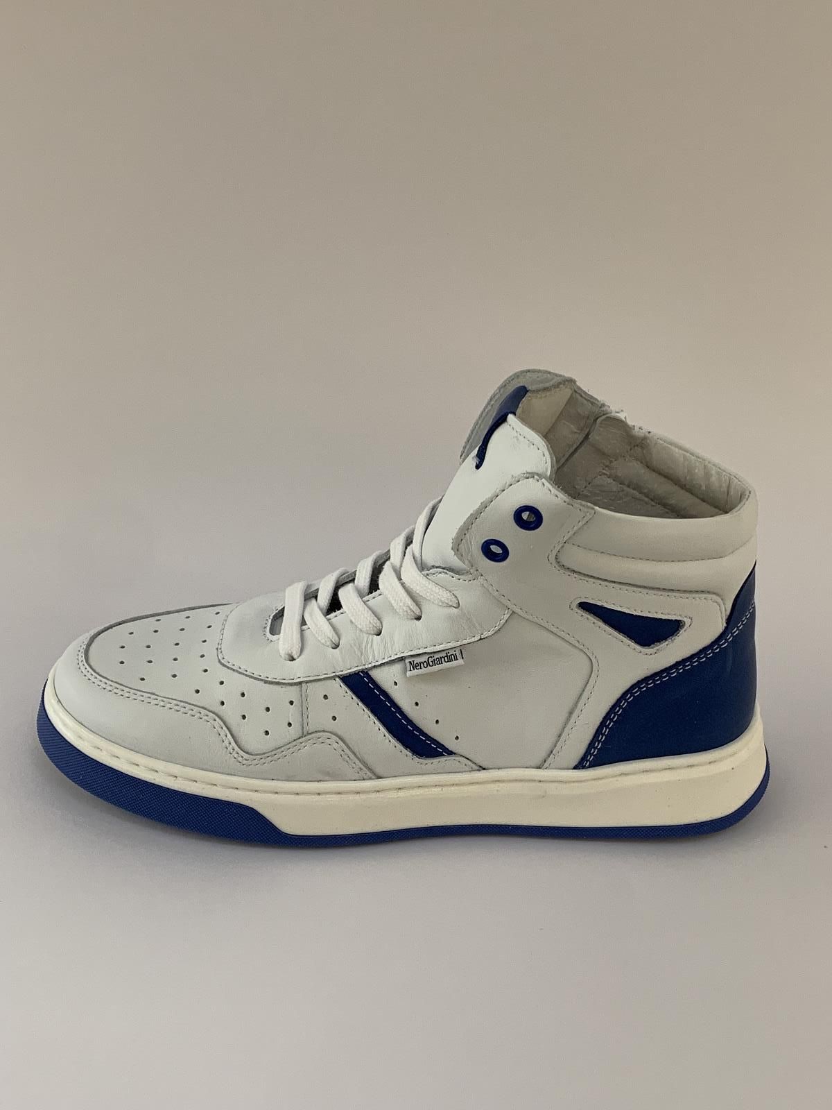 Nero Giardini Basket Wit+kleur jongens (Basket Diadora - 4202) - Schoenen Luca
