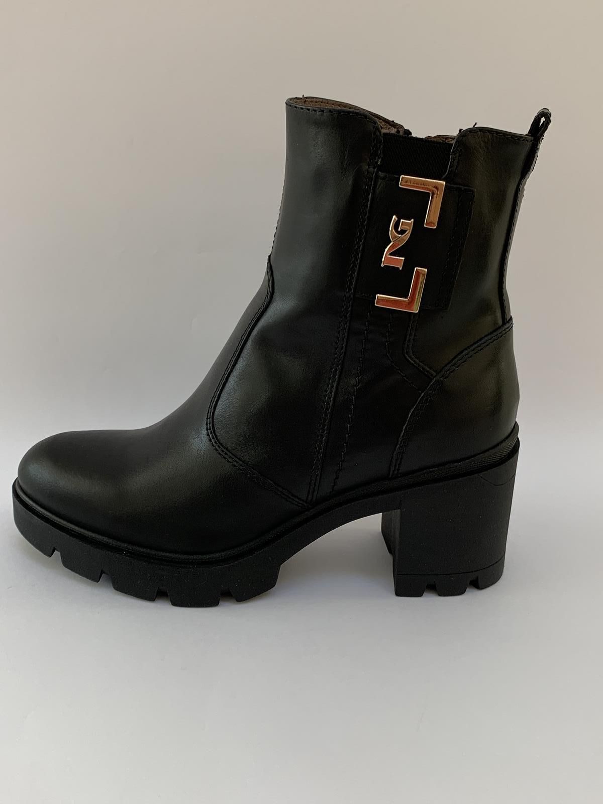 Nero Giardini Boots Zwart dames (Booty Broche Hyper - 205860) - Schoenen Luca