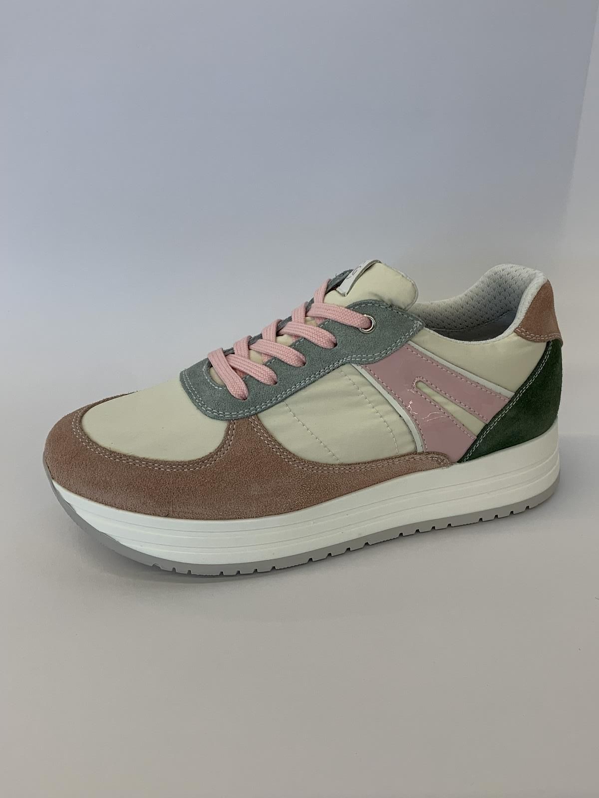 Nero Giardini Sneaker Rose meisjes (Runner Pastels Rits - 2581) - Schoenen Luca
