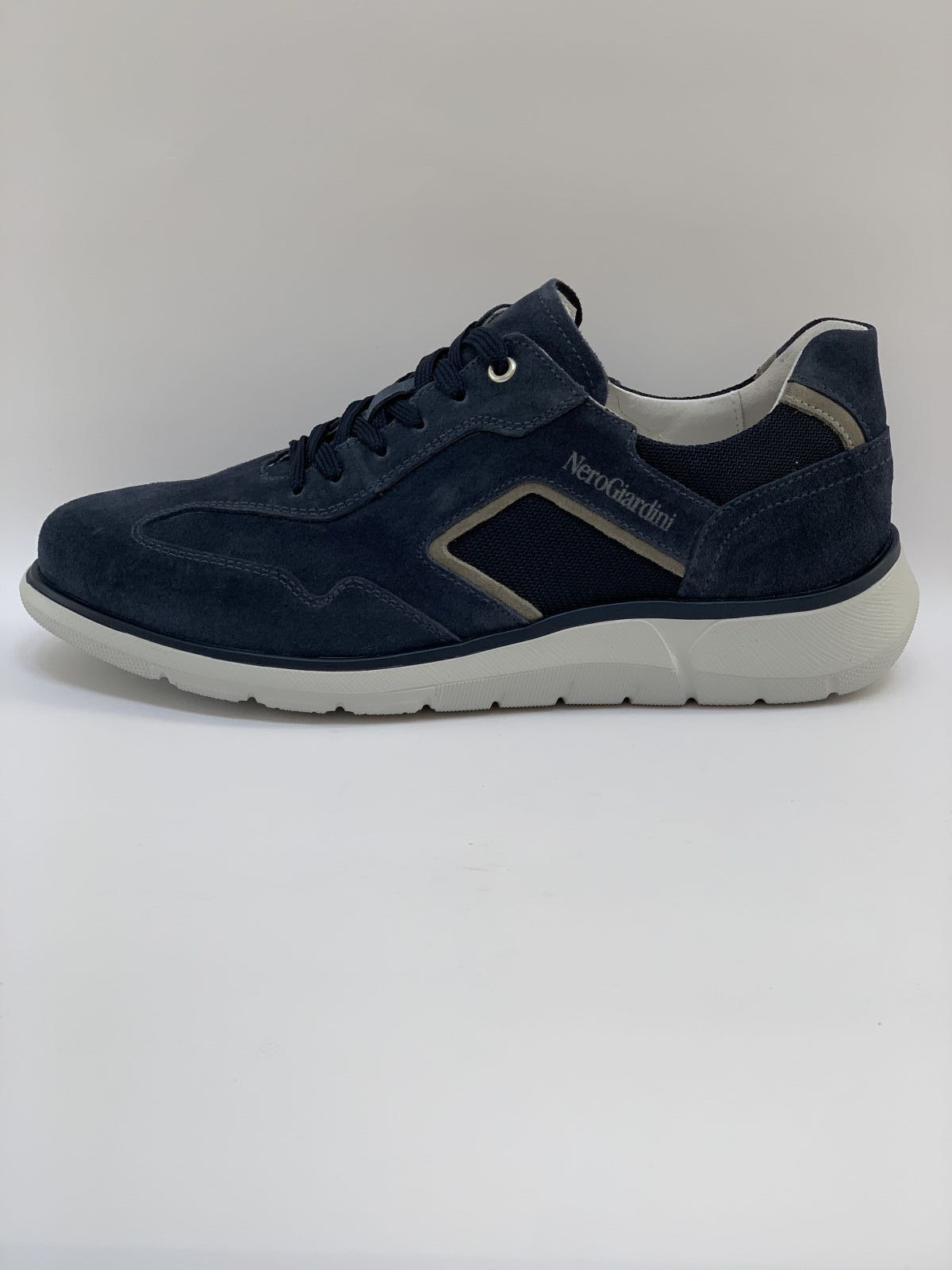 Nero Giardini Sneaker Blauw heren (Trainer Free NG - 1473) - Schoenen Luca