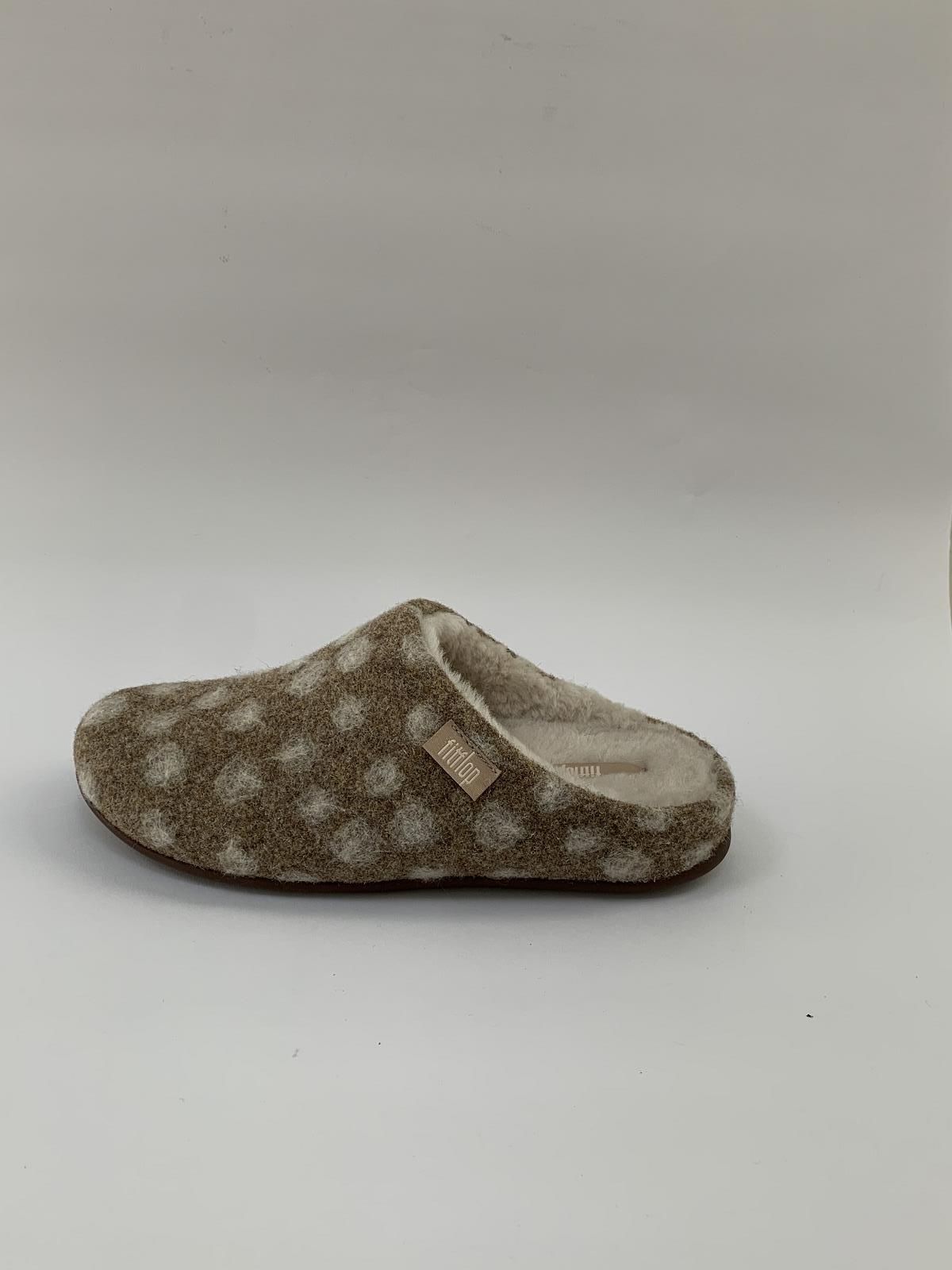 FitFlop Muil Taupe dames (Pant.FitFlop Taupe Dots - Chrissie) - Schoenen Luca