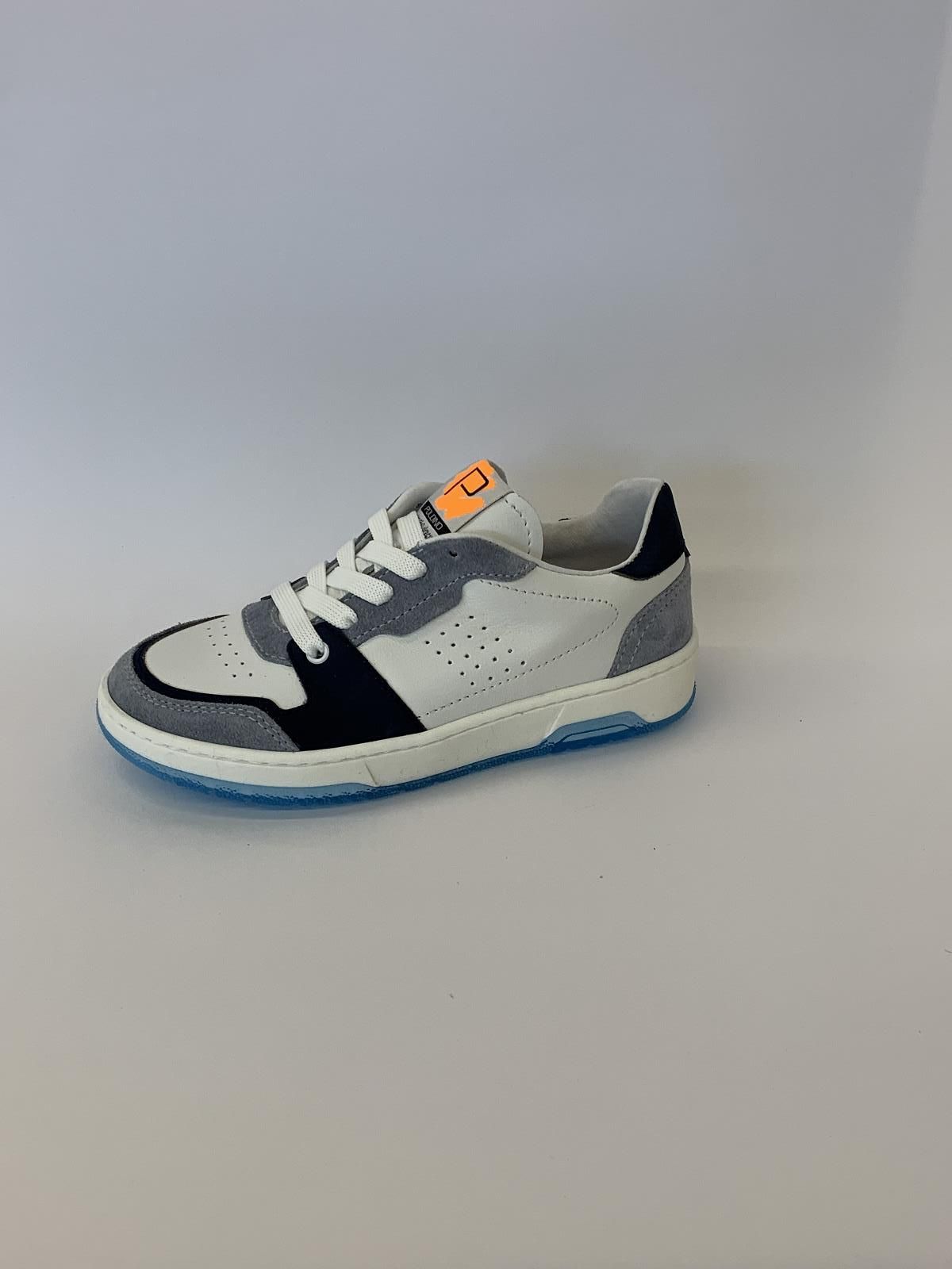 Poldino Sneaker Blauw+kleur jongens (Sneaker Force Rits - 6300) - Schoenen Luca