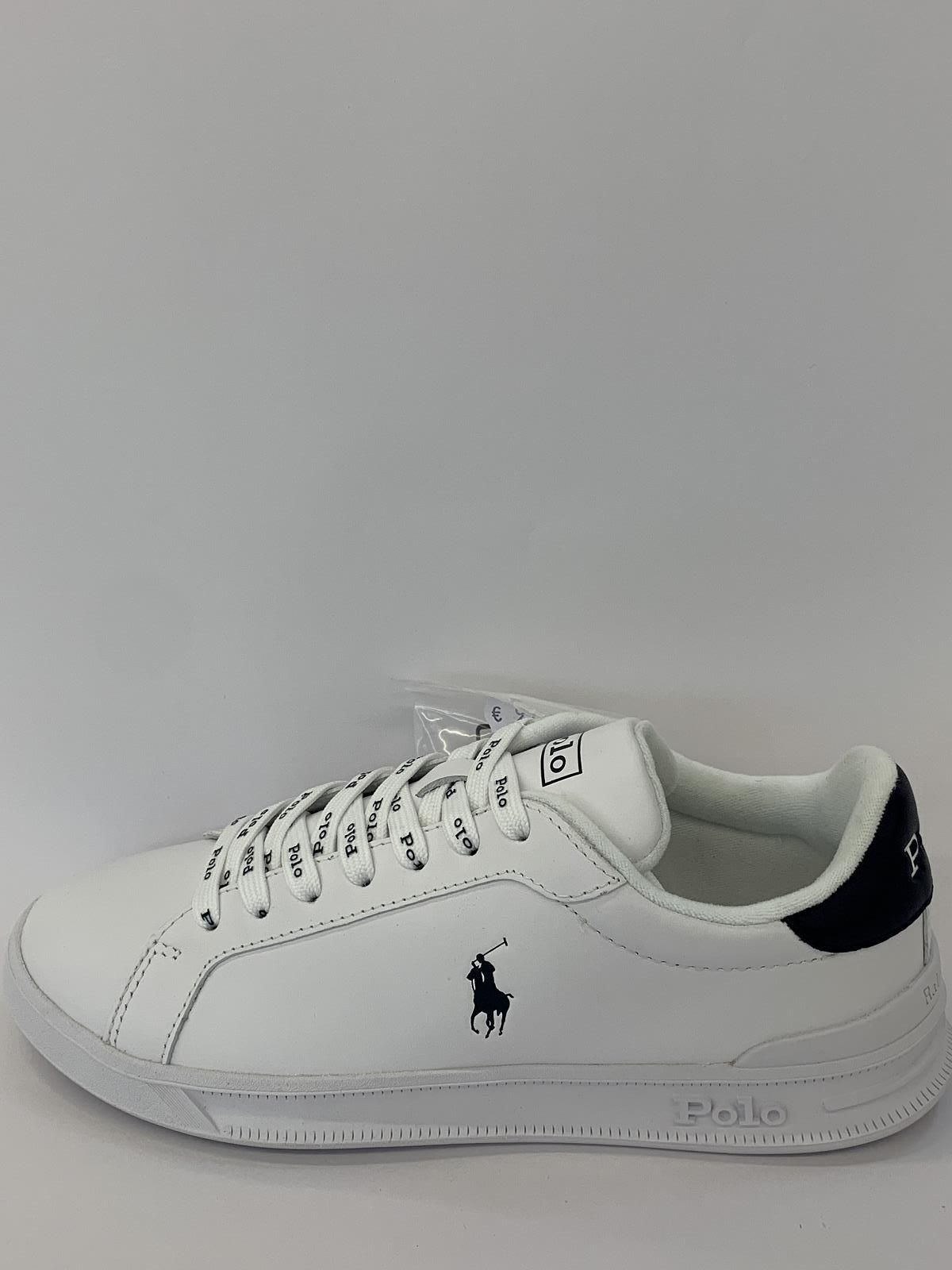 Ralph Lauren Sneaker Wit+kleur heren (Trainer Polo Basic - HRT) - Schoenen Luca