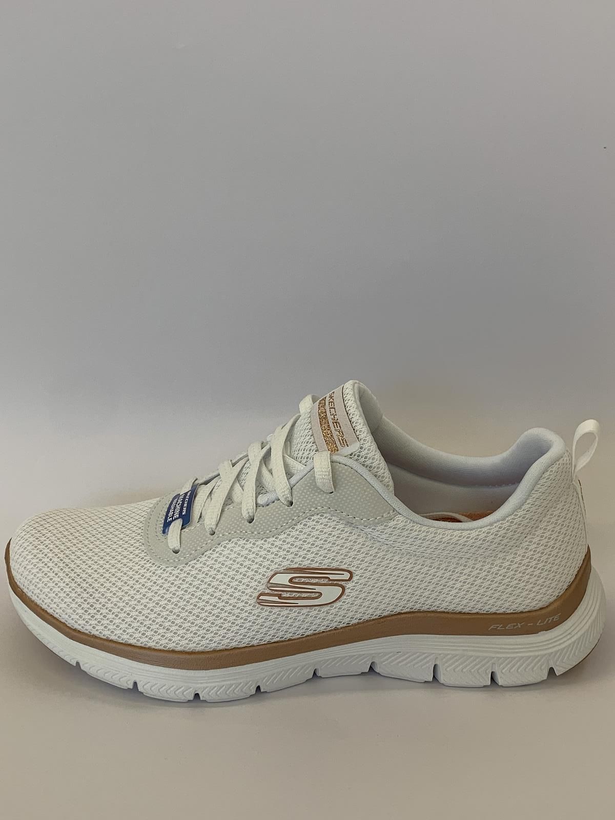 Skechers Sneaker Wit+kleur dames (Runner Mesh - 149303) - Schoenen Luca
