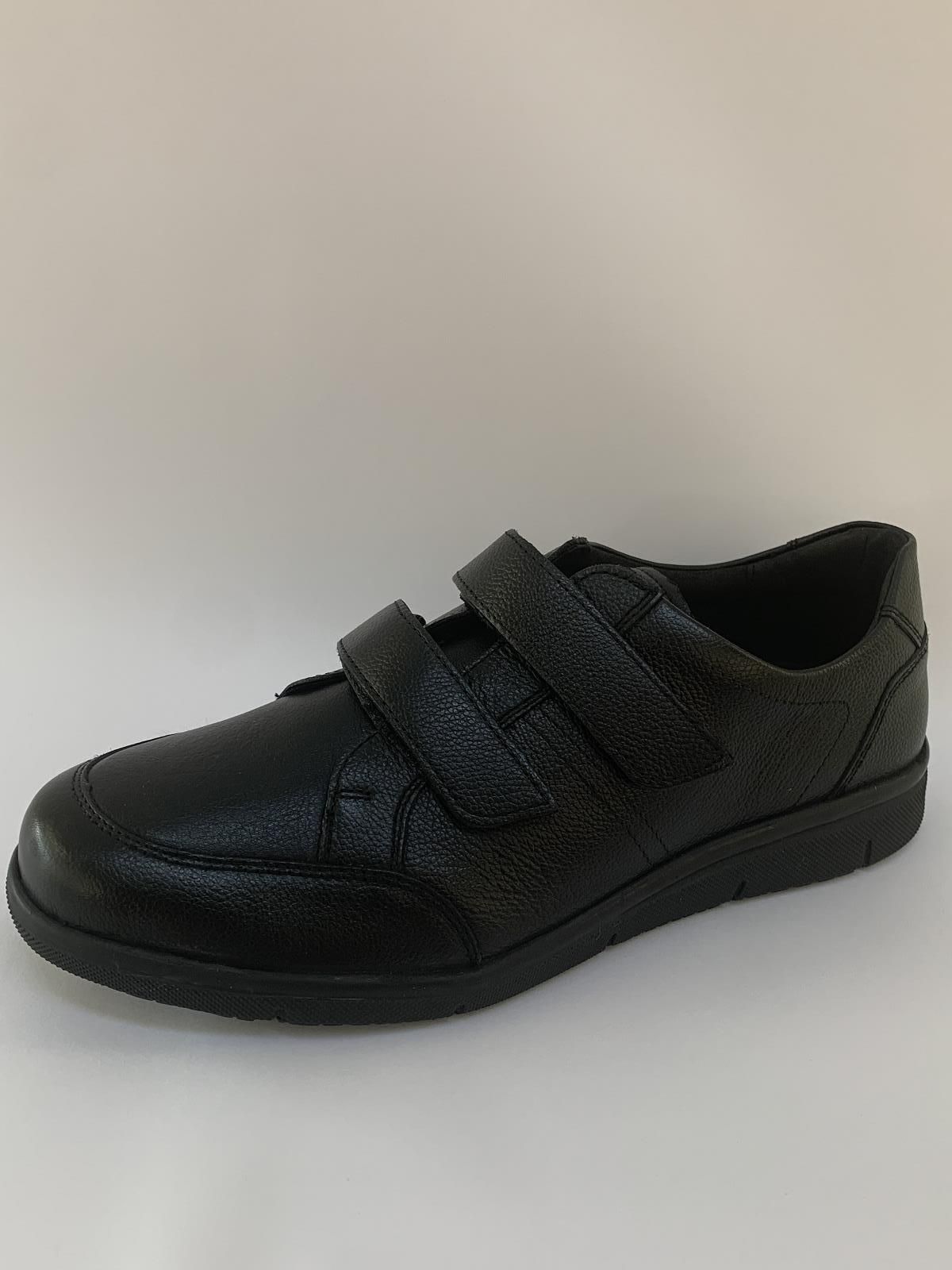Solidus Velcro's Zwart heren (Dubbele Velcro Breed - 64500) - Schoenen Luca