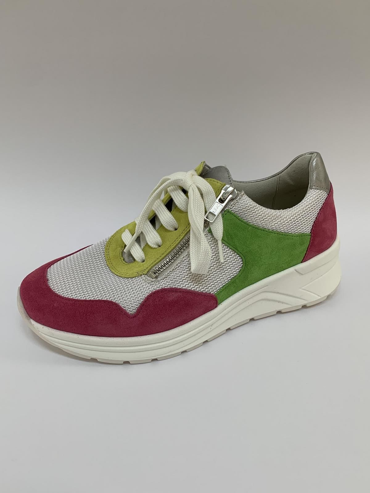 Solidus Sneaker Fushia dames (Sneaker Combi Colour - 59500) - Schoenen Luca