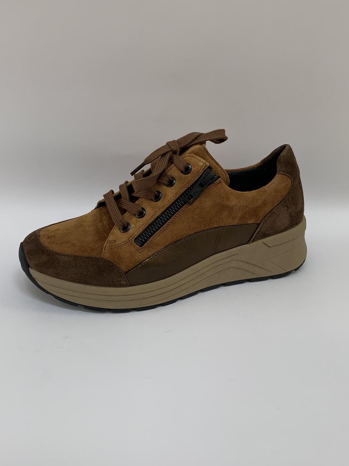 Solidus Sneaker Roest dames (Sneaker Rits Roest K - 59075) - Schoenen Luca